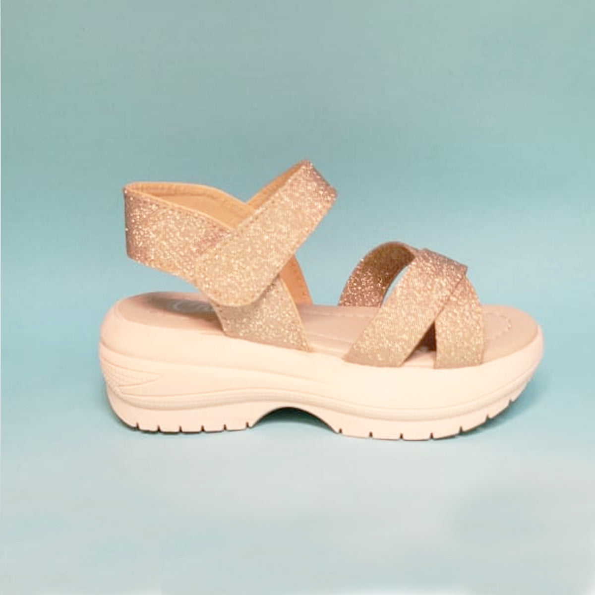 Girls Cream Formal Sandal