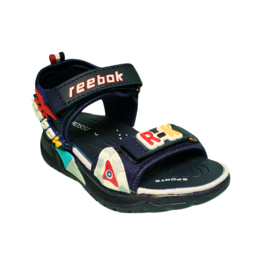 Boys Blue Grey Reebok Sandals