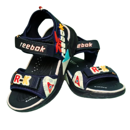 Boys Blue Grey Reebok Sandals