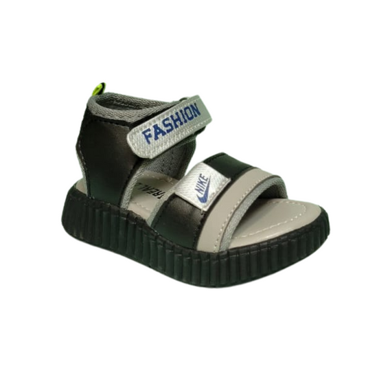 Boys Black & Grey Nike Sandal