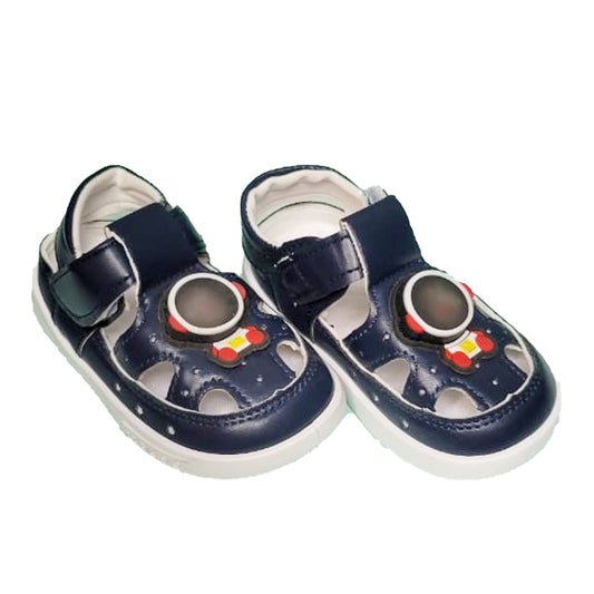Boys Blue Astronauts Lightning Sandals