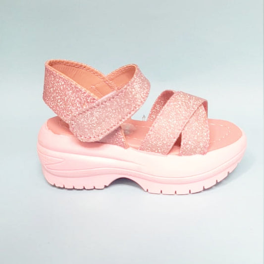 Girls Peach Formal Sandal