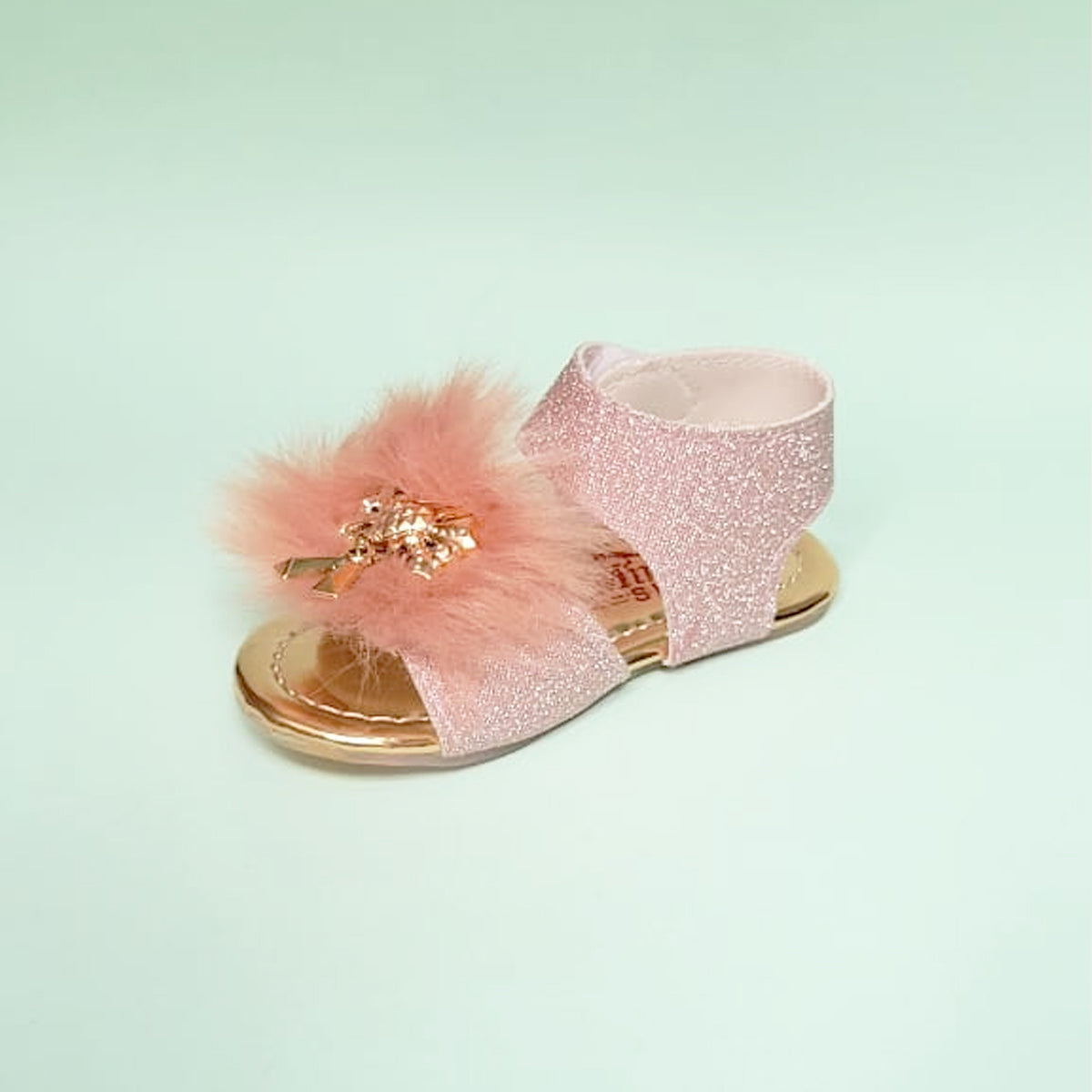 Girl Pink Fur Sandal