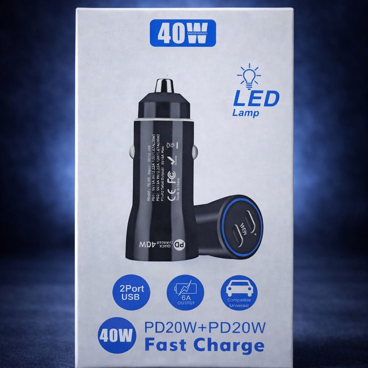 Car Charger 40W - kcstore.com.pk