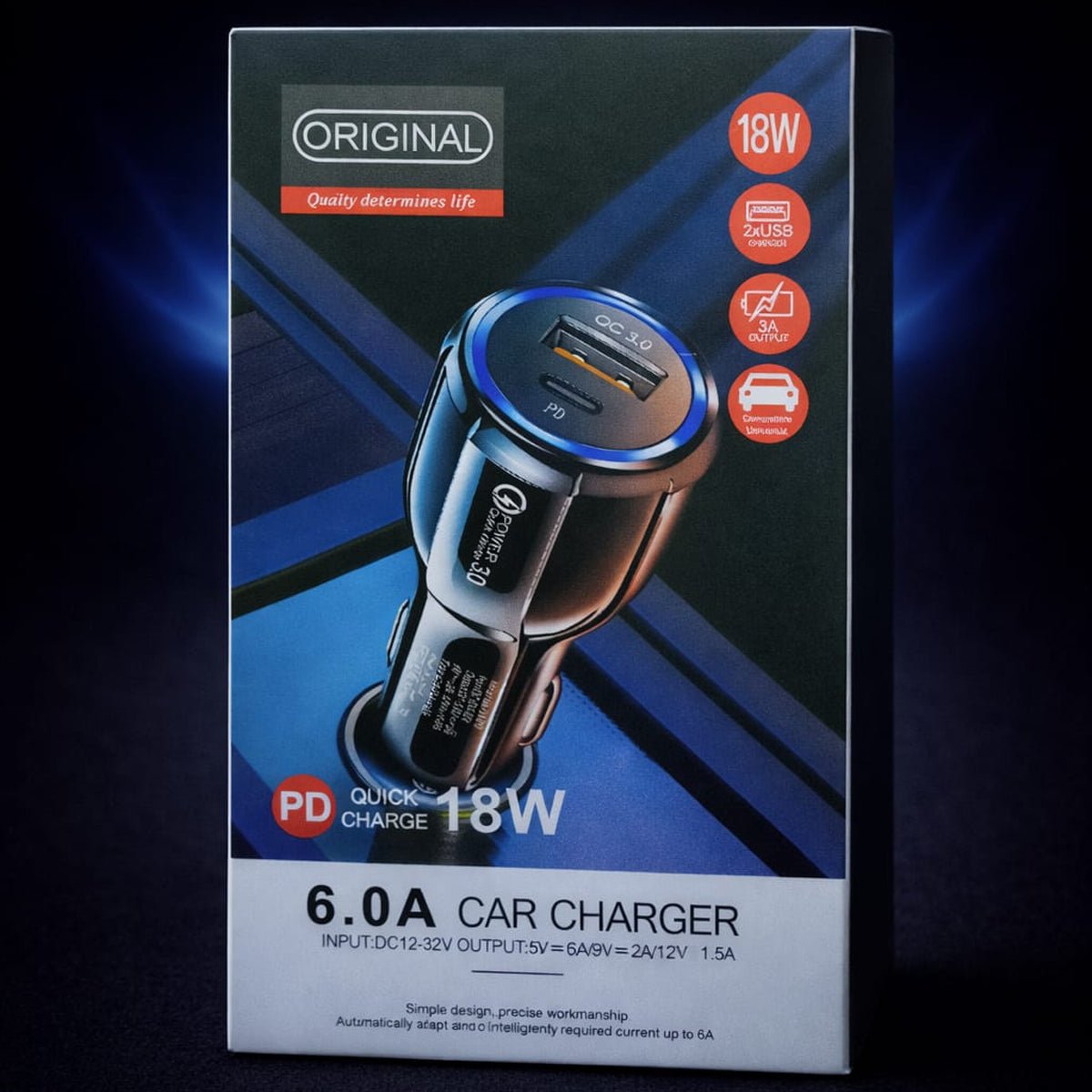 Car Charger PD 18W - KCSTORE.COM.PK